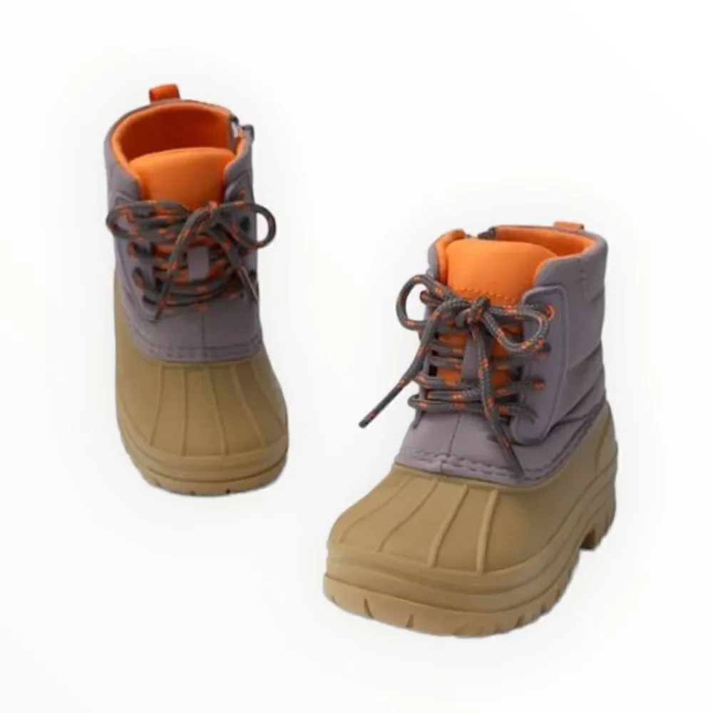 ZARA Kids | Mauve | TOPSTITCHED HIKING BOOTS